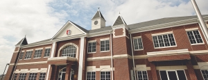 This is a photo of the main branch of Legends Bank located in downtown Clarksville, Tennessee.